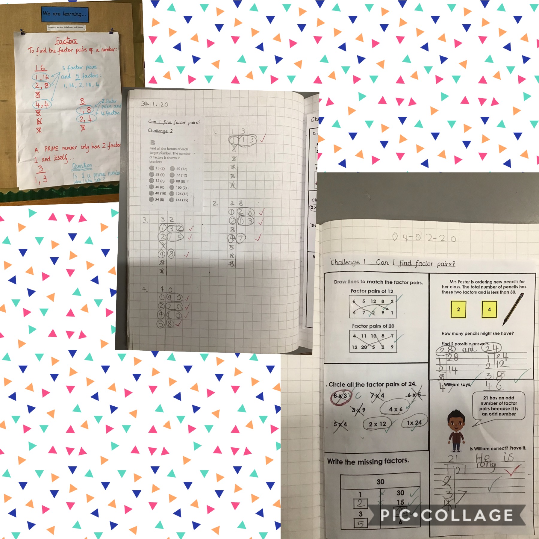 Image of Persevering in maths!