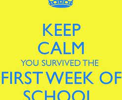 Image of First week back