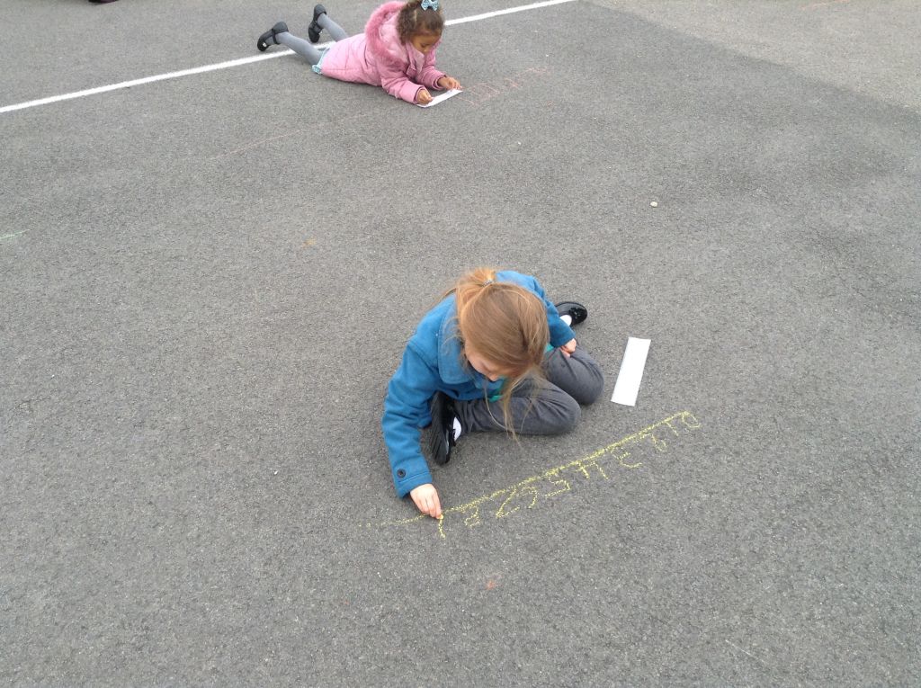 Image of Learning how to use a number line!