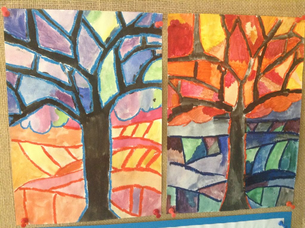 Image of Warm and cold trees