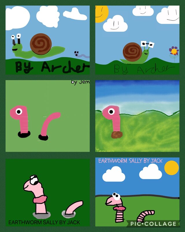 Image of Mini beast digital designs with peer critique.