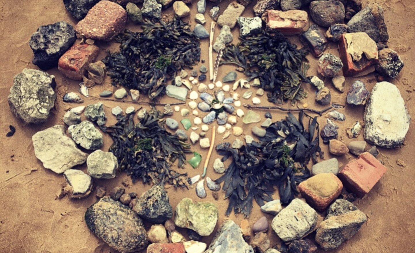 Image of Andy Goldsworthy inspired art