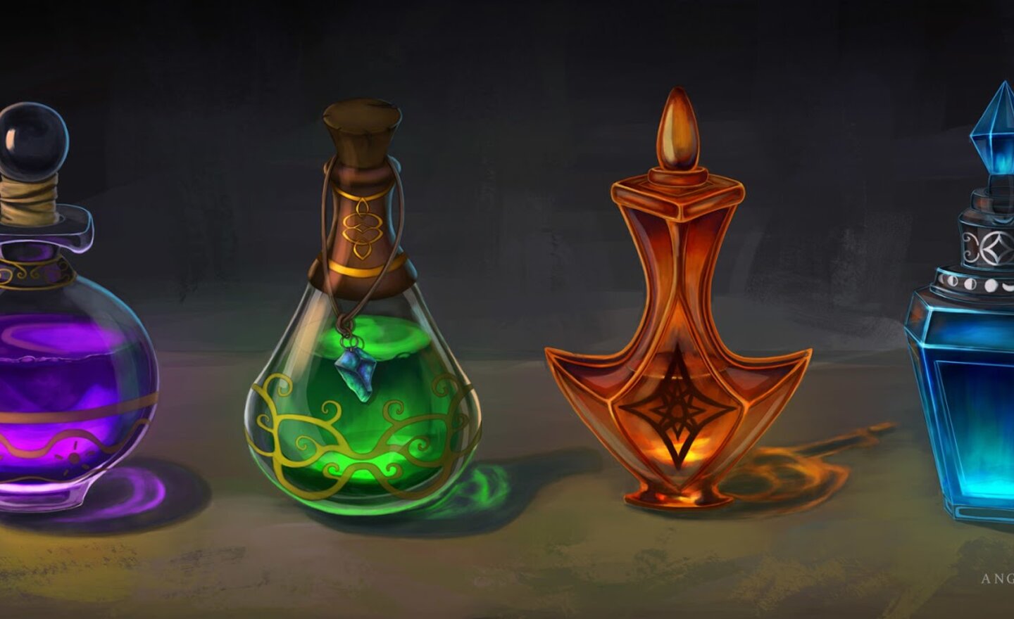 Image of Our latest potion creations for our topic.