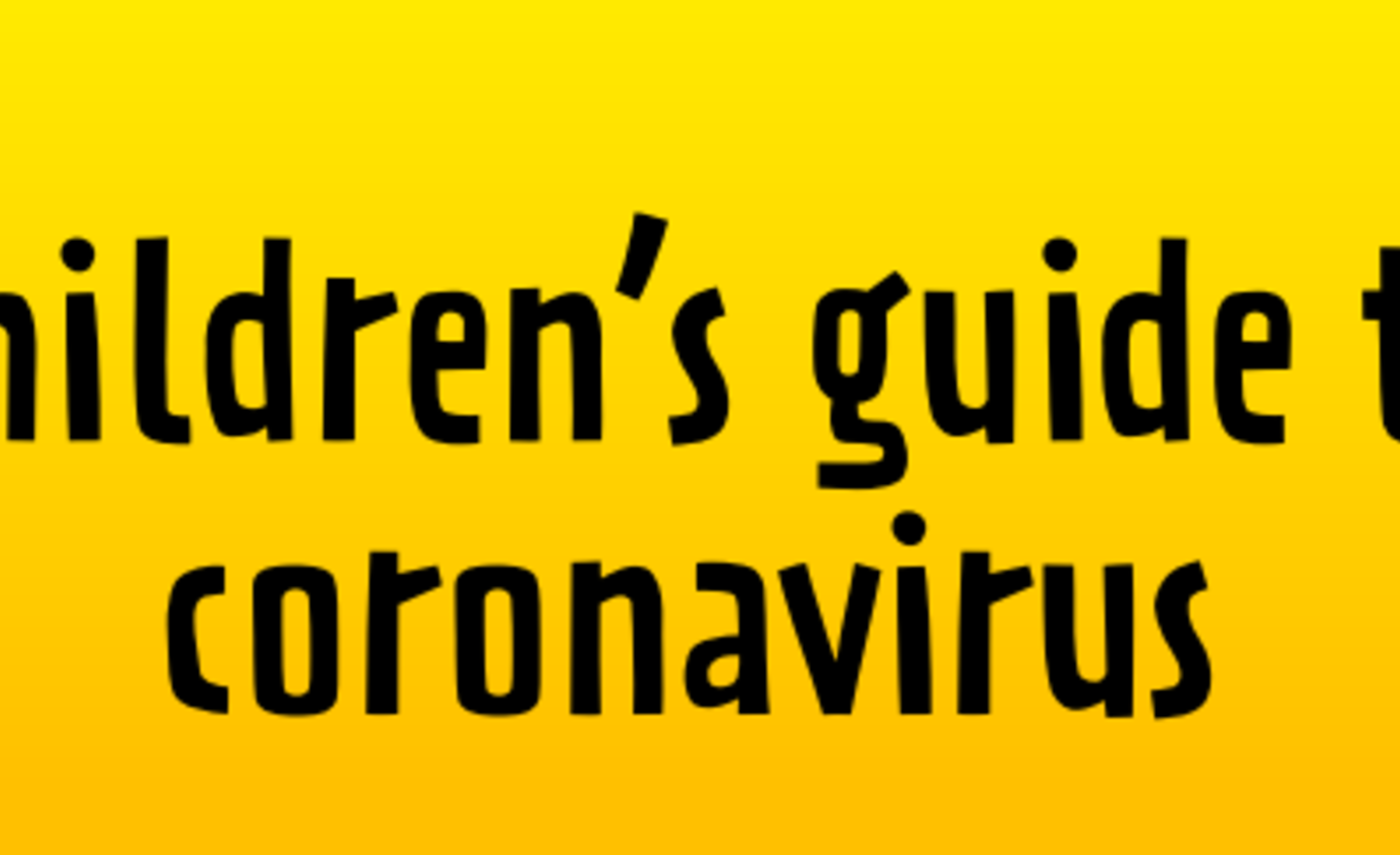 Image of Children's Guide to the Coronavirus