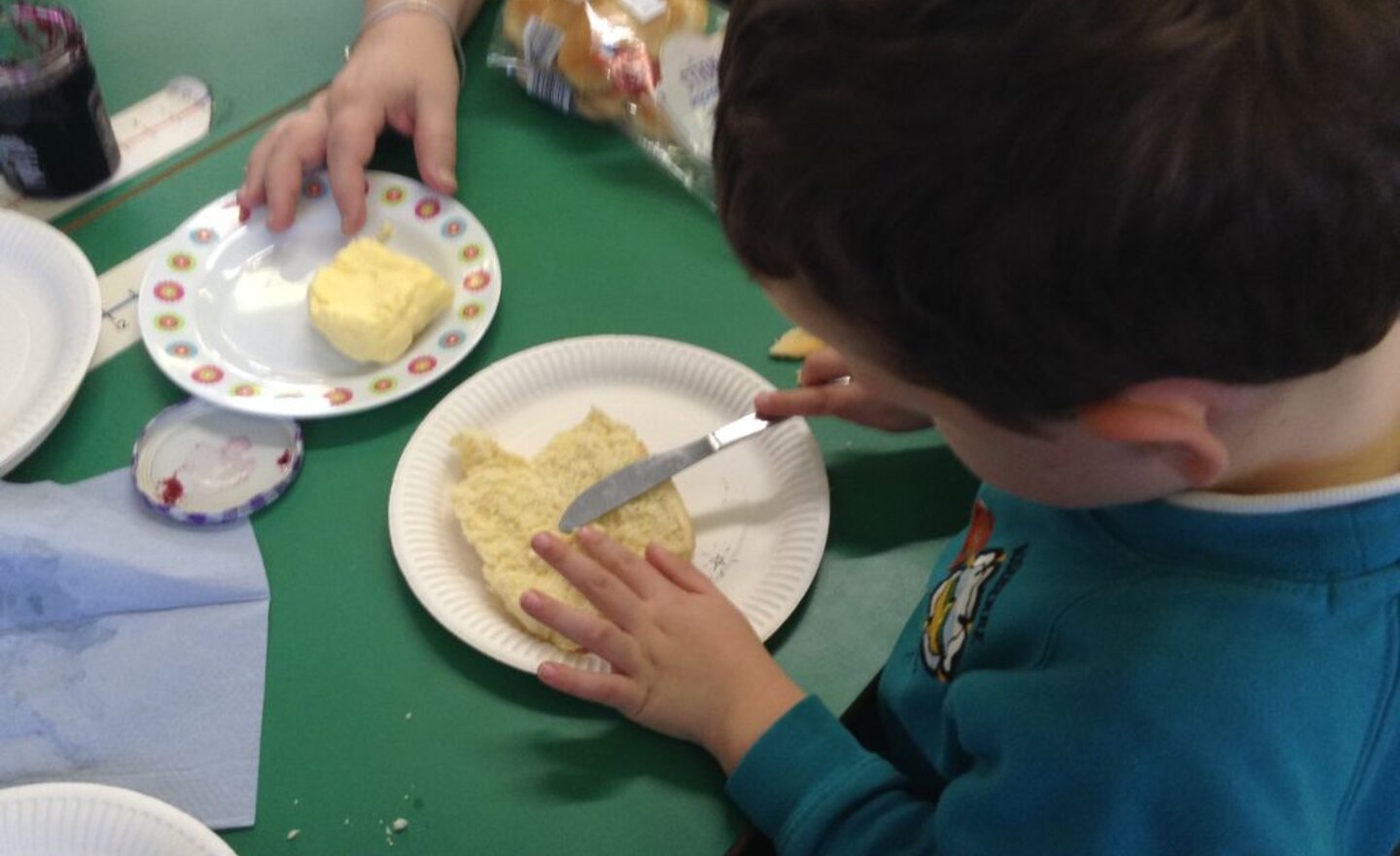 Image of Making sandwiches!