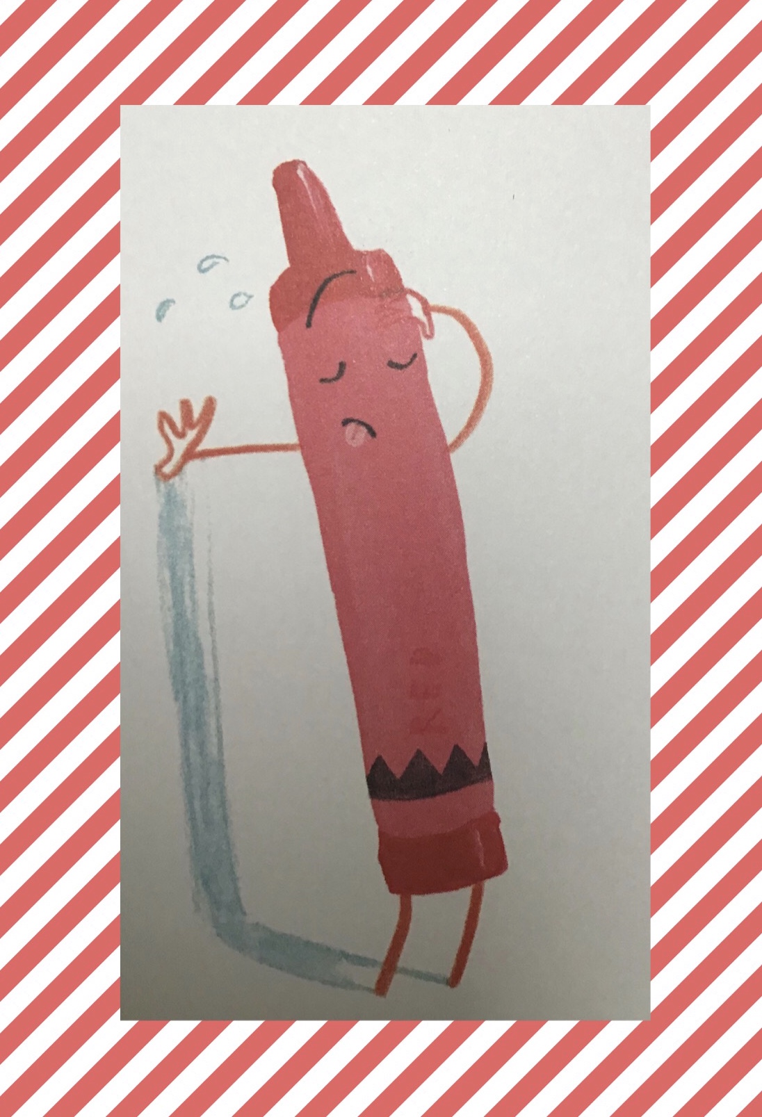 Image of The day the red crayon quit!