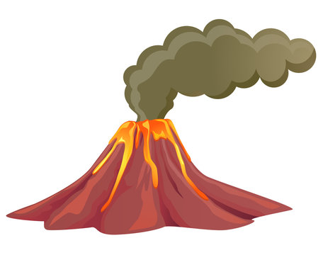 Image of Creating our volcanoes!