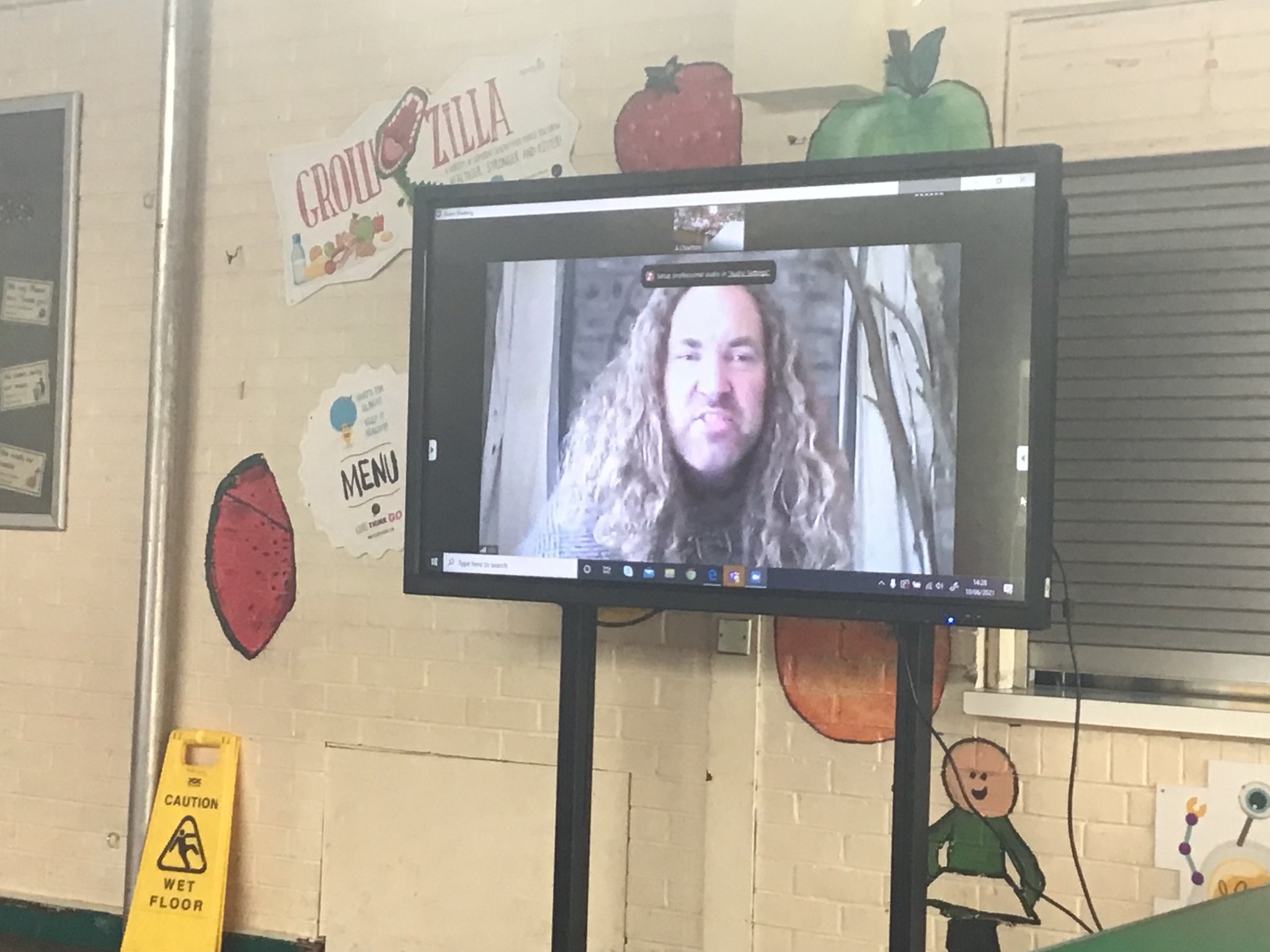 Image of There's a Viking in our school!