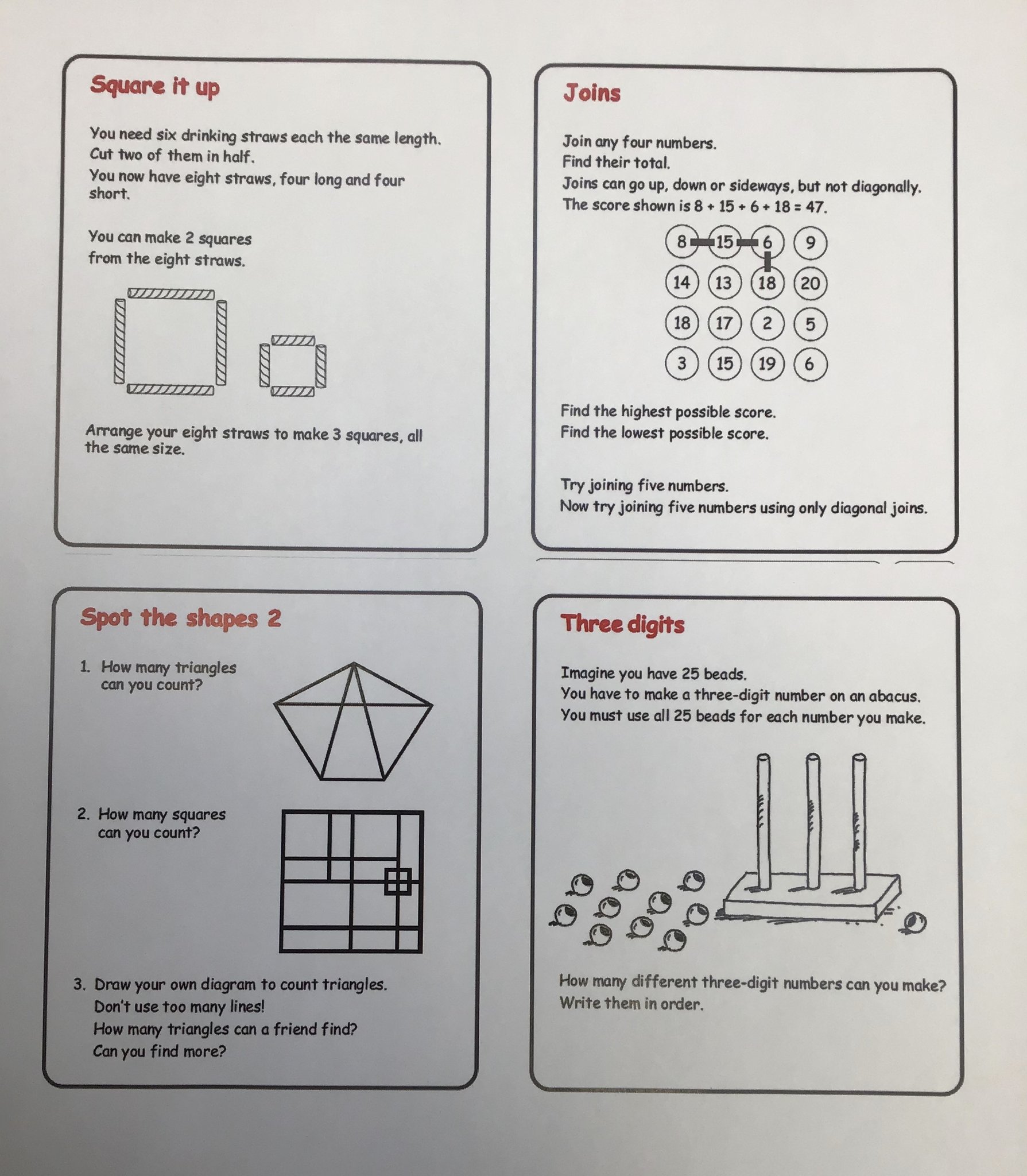 Image of Maths puzzles