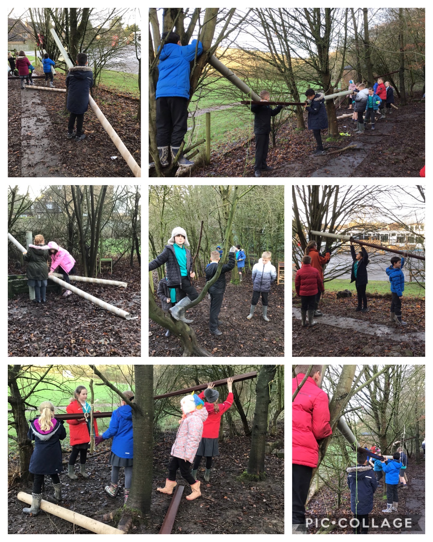 Image of Teamwork in the great outdoors!