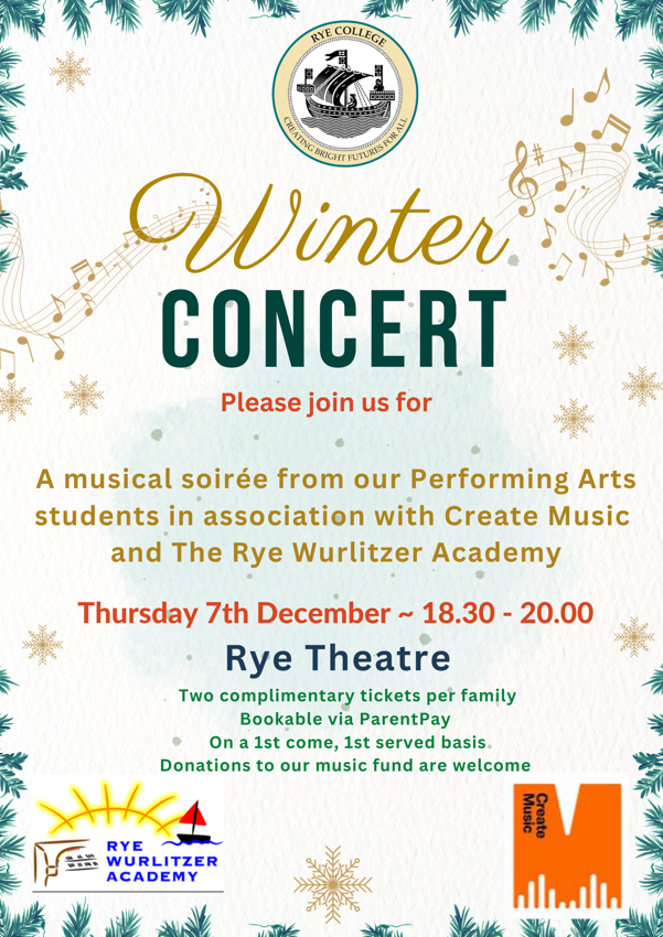 Image of Winter Concert 7th December 2023