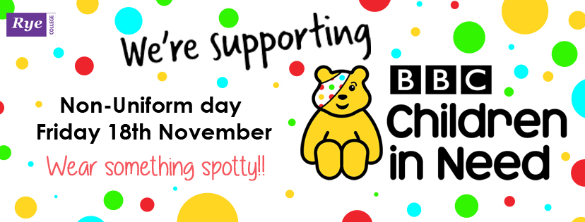 Image of P.E. department are raising money ALL WEEK for BBC Children in Need!!