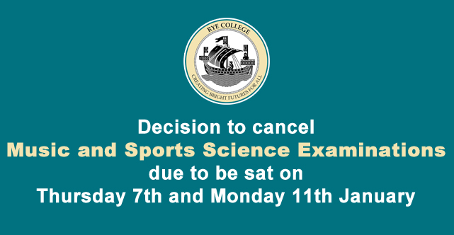 Image of Decision to Cancel Music and Sports Science Examinations