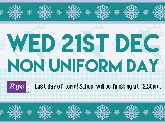 Image of Non-Uniform day - last day of term!