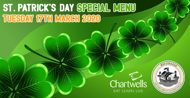 Image of St. Patrick's Day Special Menu