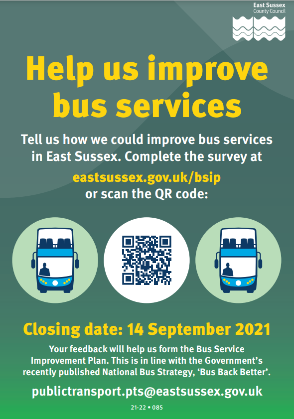 Image of Give your feedback on East Sussex Bus Services