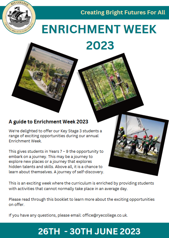 Image of Launching Enrichment Week 2023 