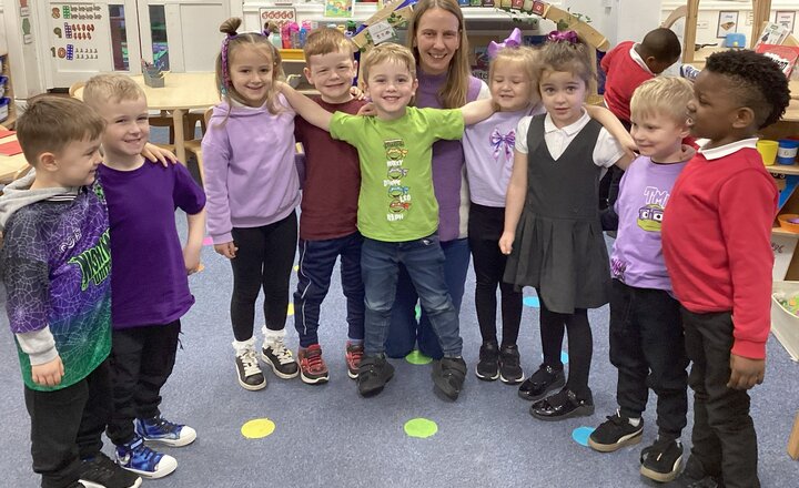 Image of Sacred Heart Goes Purple to Support Alice House Hospice