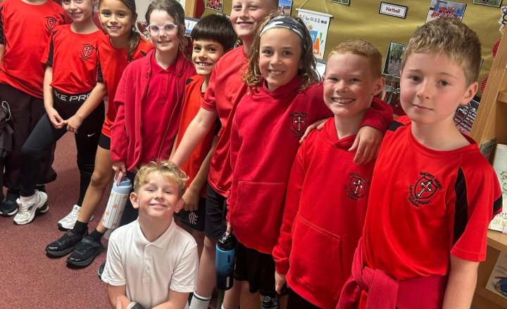 Sacred Hearts inspiring new Year 5 Sports Leaders!