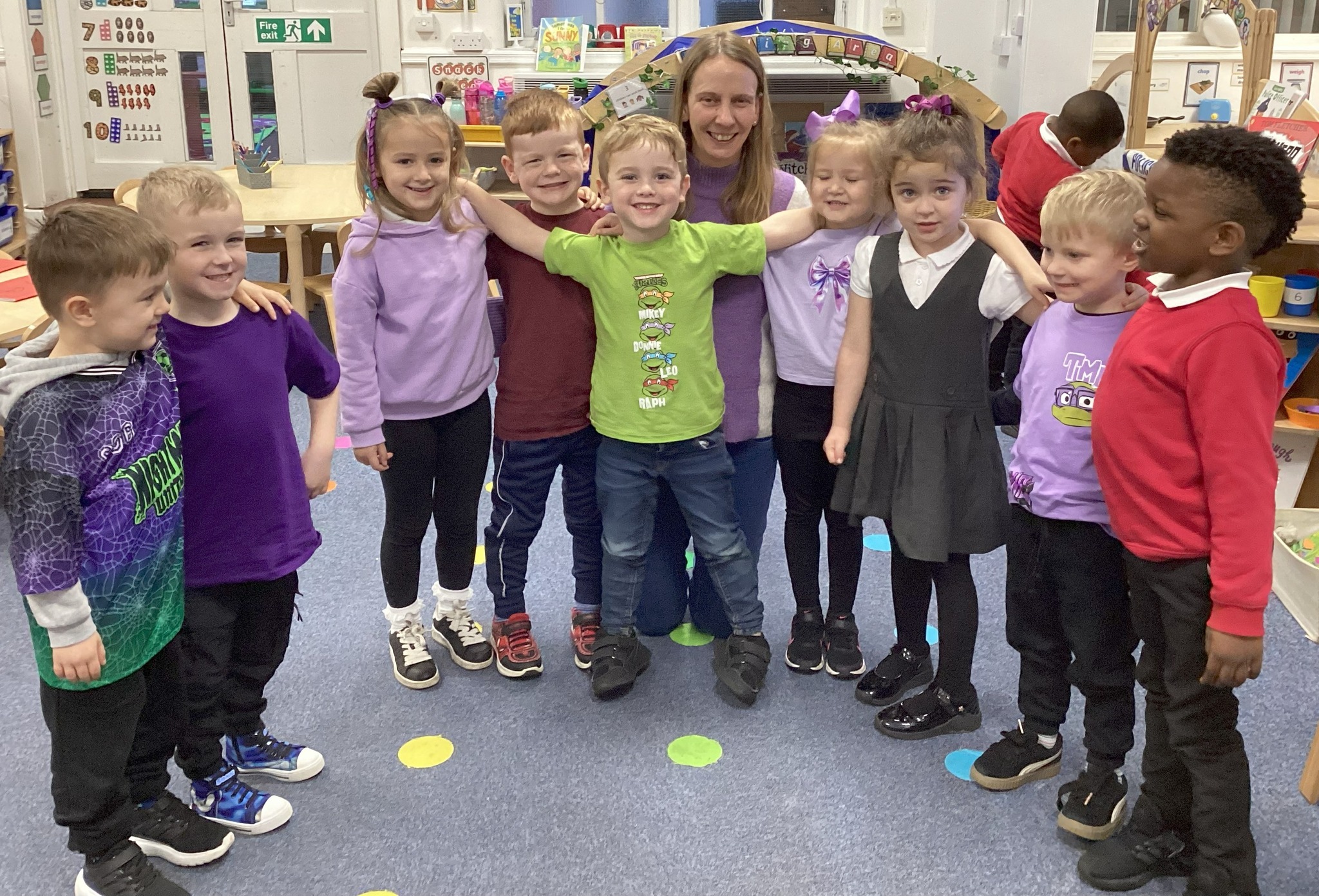 Image of Sacred Heart Goes Purple to Support Alice House Hospice