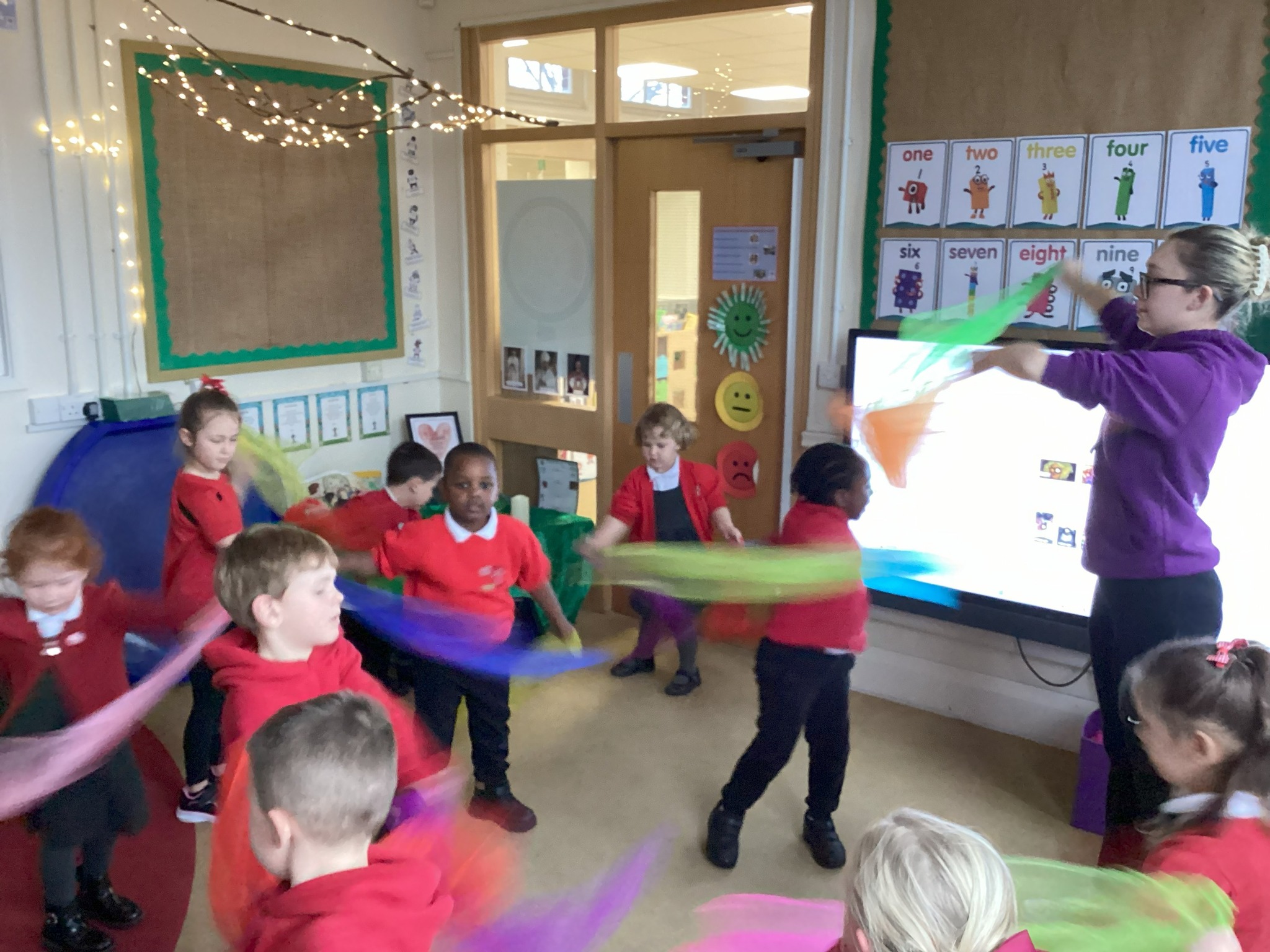 Sacred Heart Nursery children dancing with Karen Liddle School of Dance!