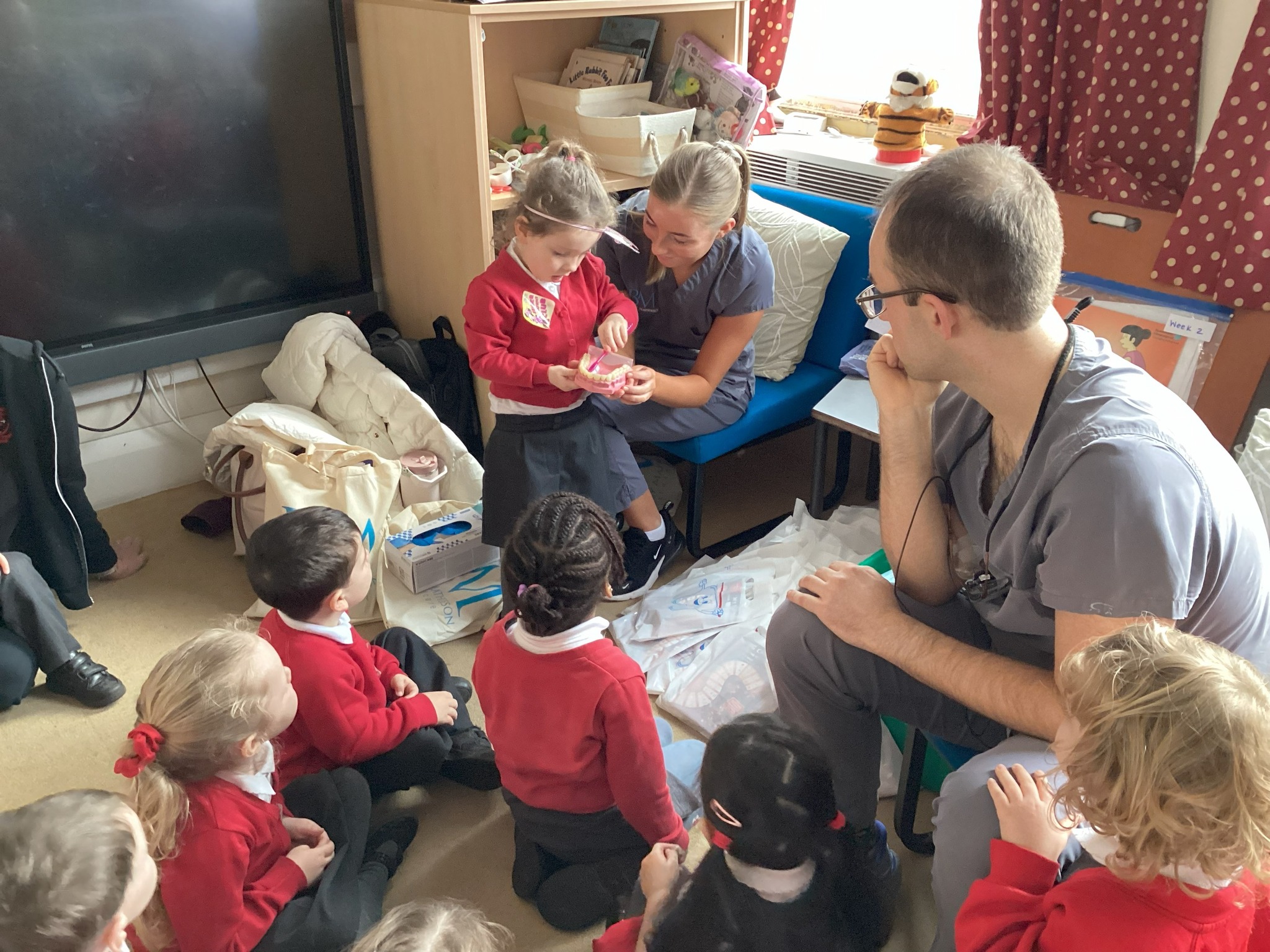 Image of Nursery Enjoys a Fun and Educational Dentist Visit