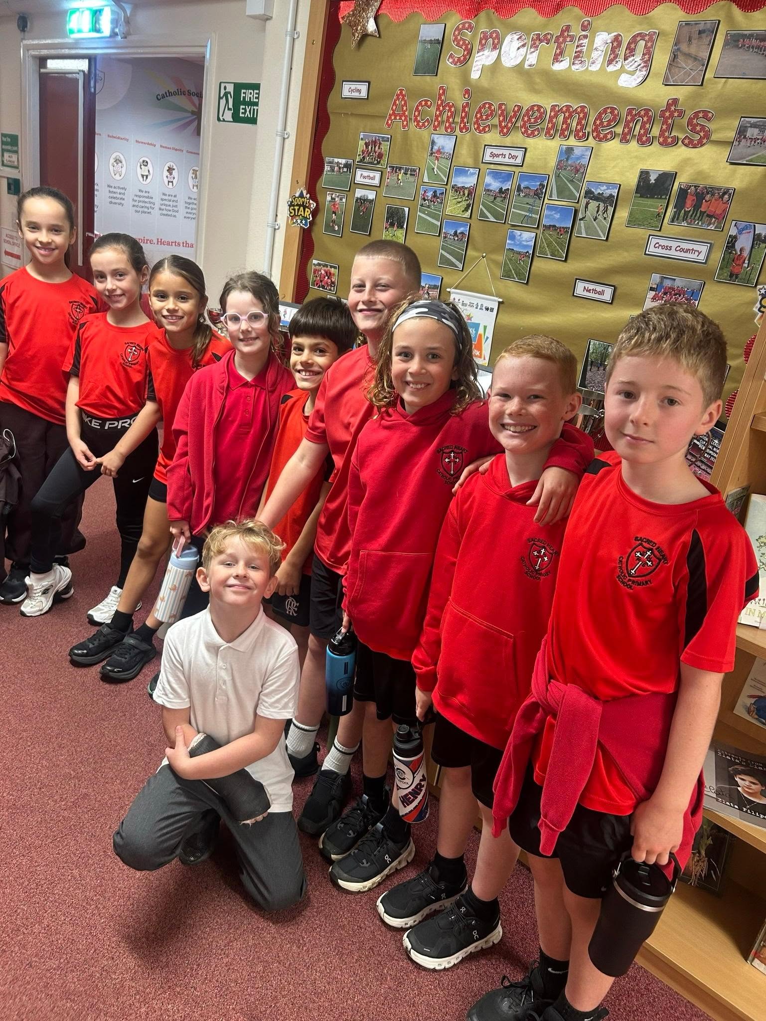 Sacred Hearts inspiring new Year 5 Sports Leaders!