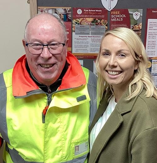 Brian and Laura, Sacred Heart's Trust Virtues Awards Finalists