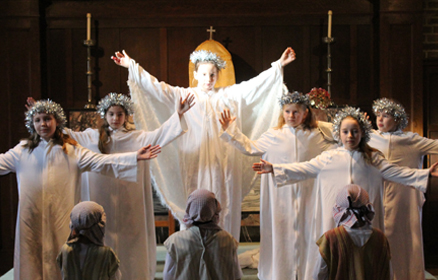 Image of Carol Service and Tableaux