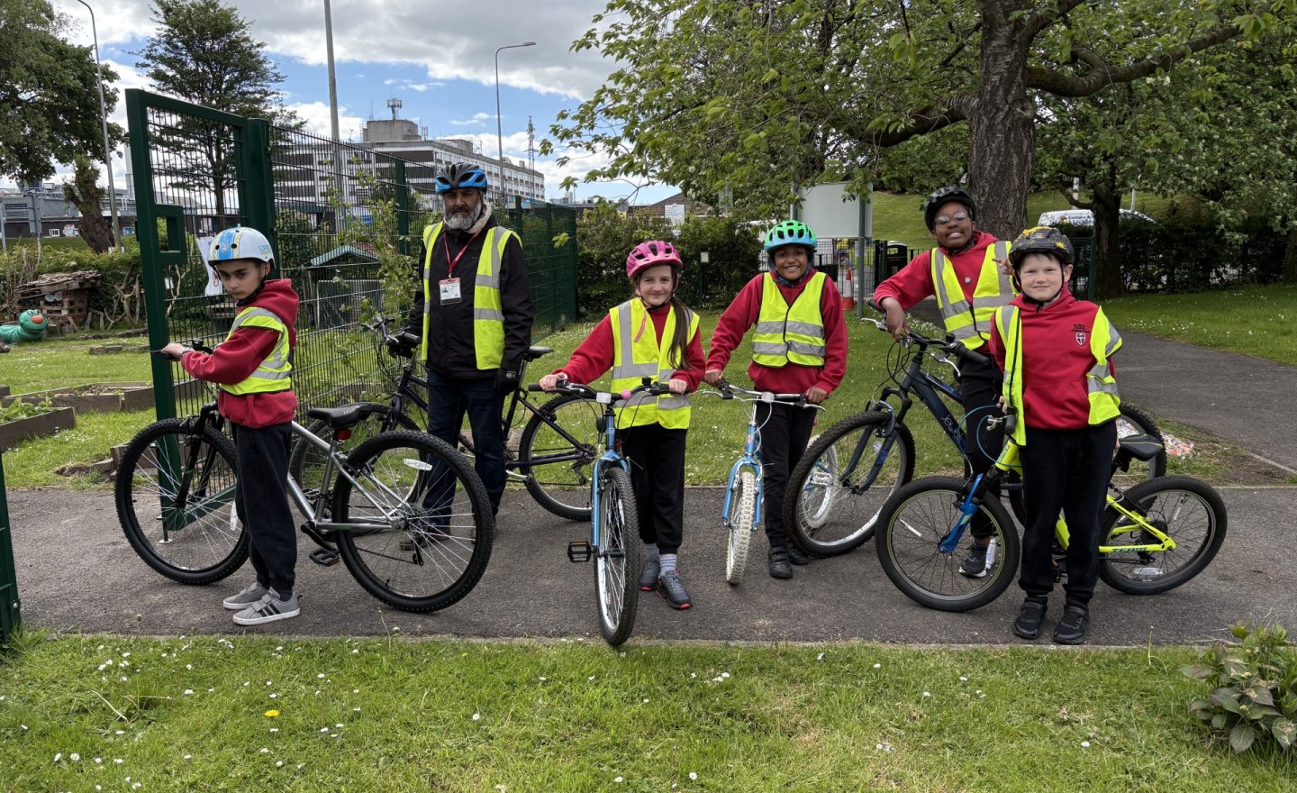 Image of Year 5 - This weeks Bikeability Experience!