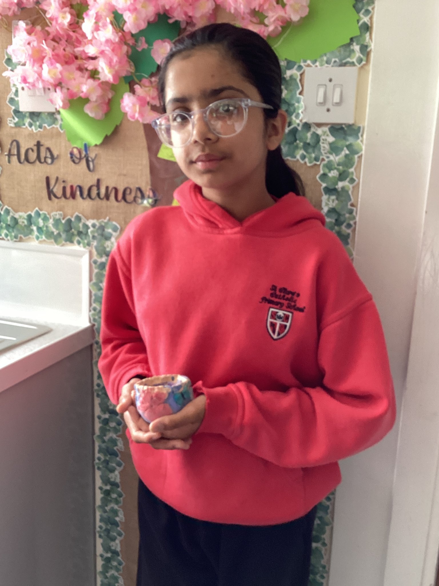 Image of Year 5 Clay Pinch Pot Project at Corpus Christi High School