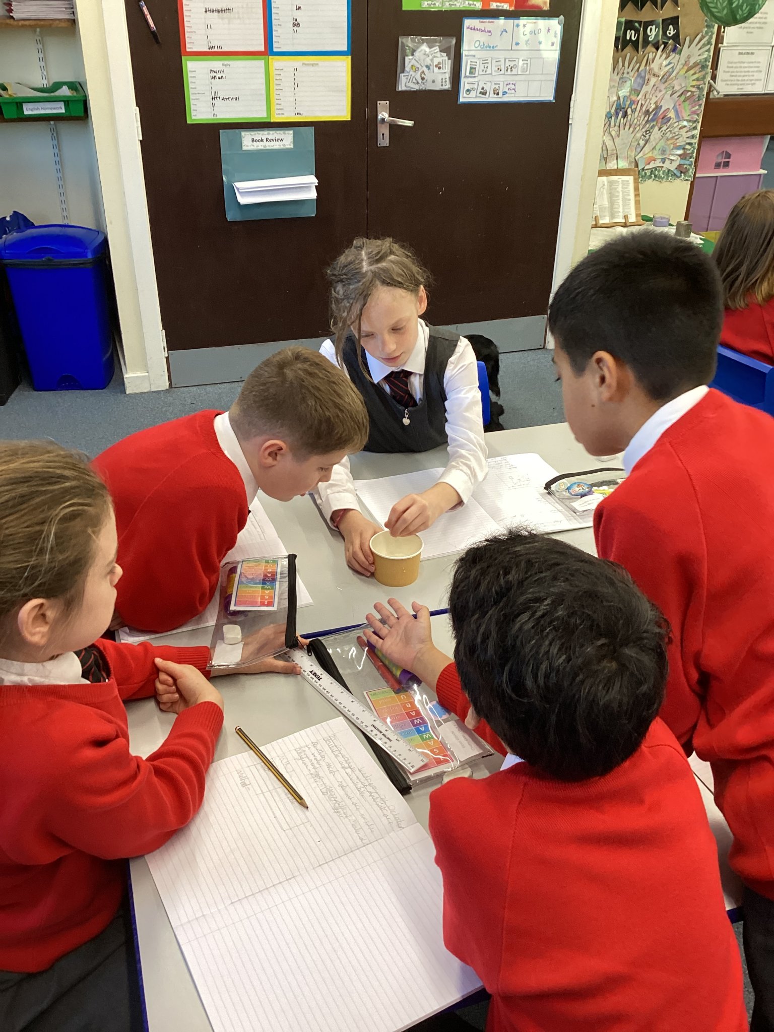 Image of Super Scientists in Cherry Class!