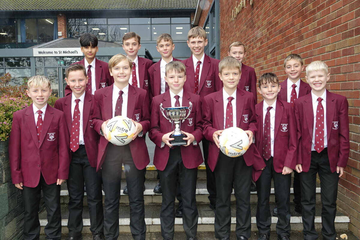 Year 7 Chorley Cup Winners 2023 St Michael s CE High School