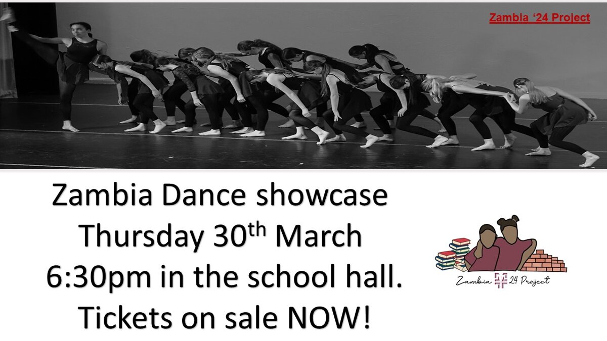 Zambia Dance Showcase - March 30th | St Michael's CE High School