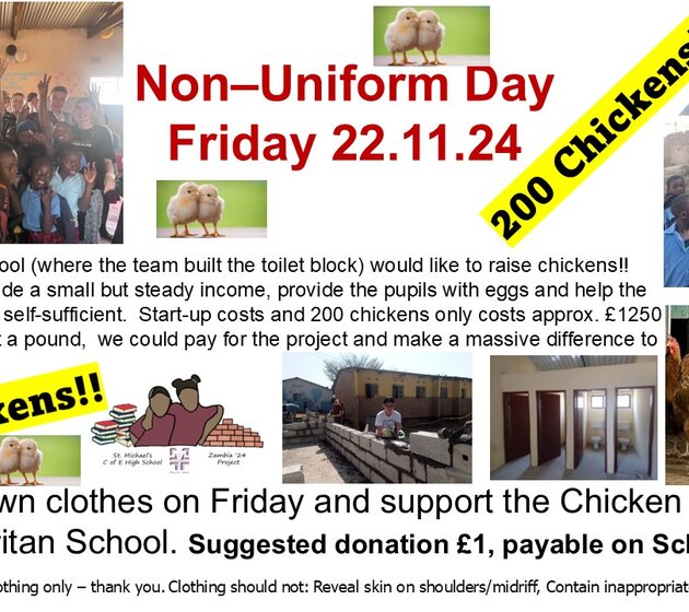 Image of Non Uniform Day - Friday 22nd November