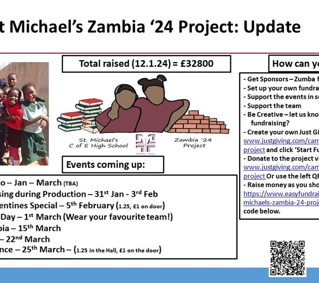 Image of St Michael’s Zambia ‘24 Project: Update