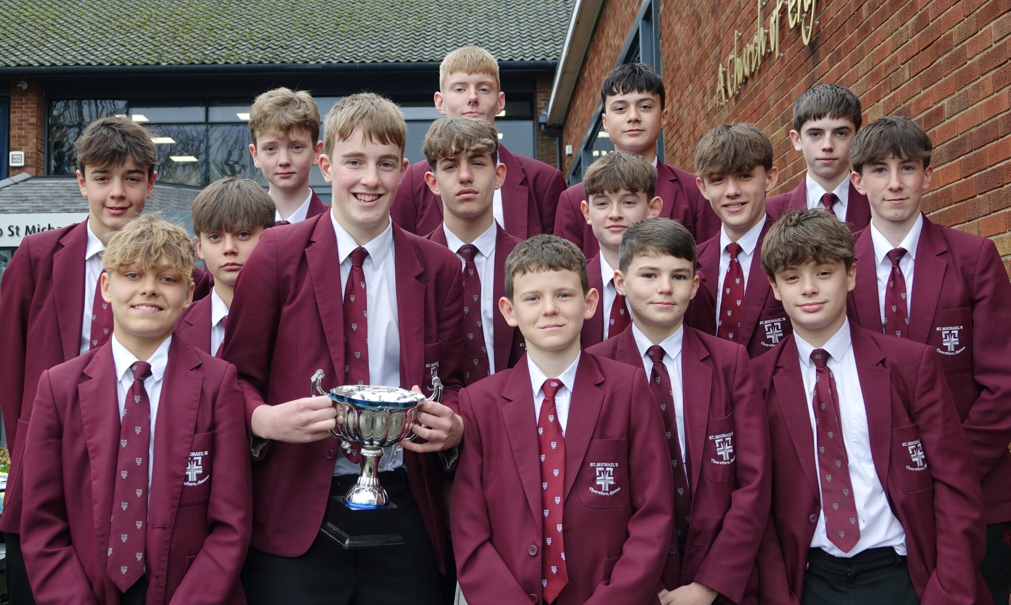 Year 9 Boys Chorley Cup Winners St Michael s CE High School