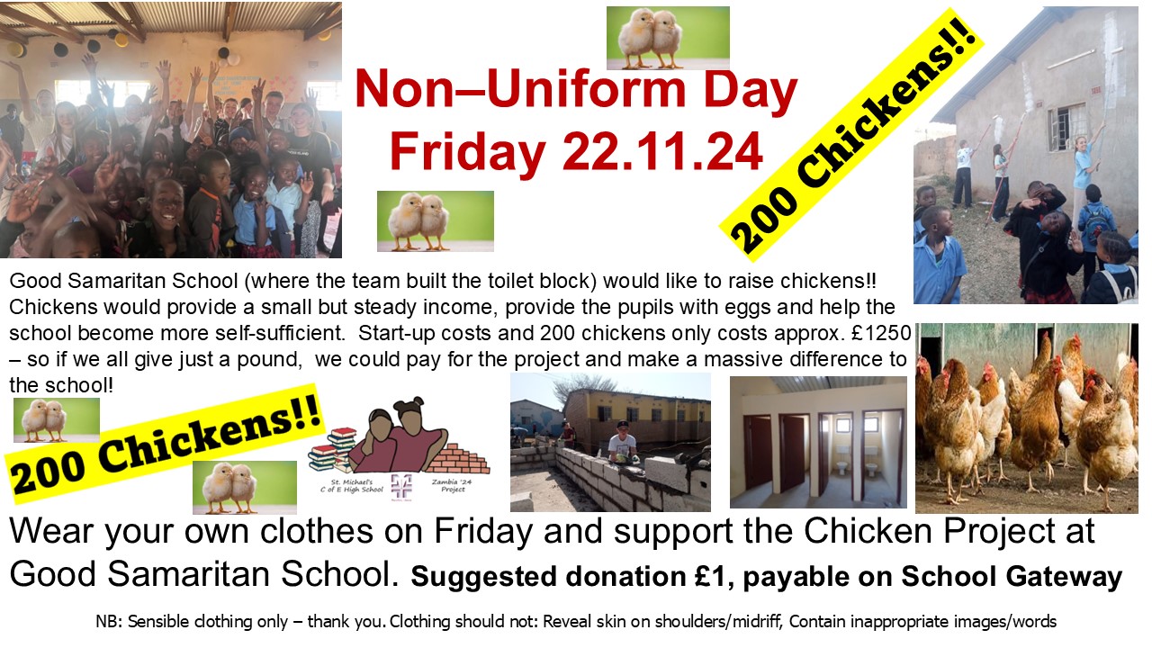 Image of Non Uniform Day - Friday 22nd November