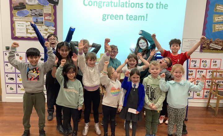 Image of Congratulations to our green team!