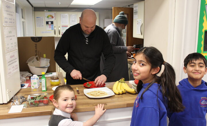 Image of Shrove Tuesday charity pancake breakfast