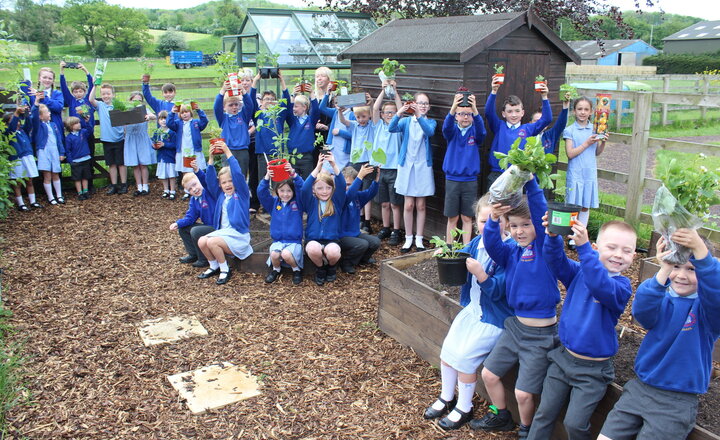 Image of Grand Opening of our new Greenhouse and Gardening Area!