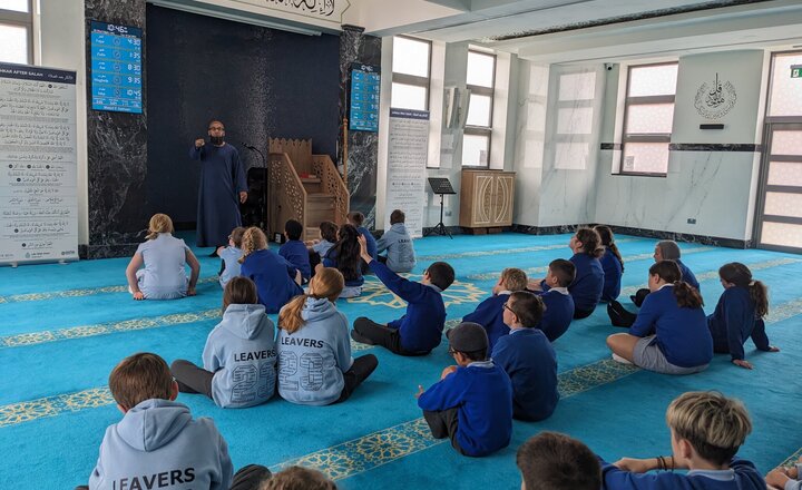 Image of Whole school visit to the mosque and Hindu temple in Preston 