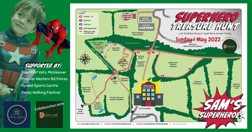 Image of Superhero Treasure Hunt, Mickleover Meadows