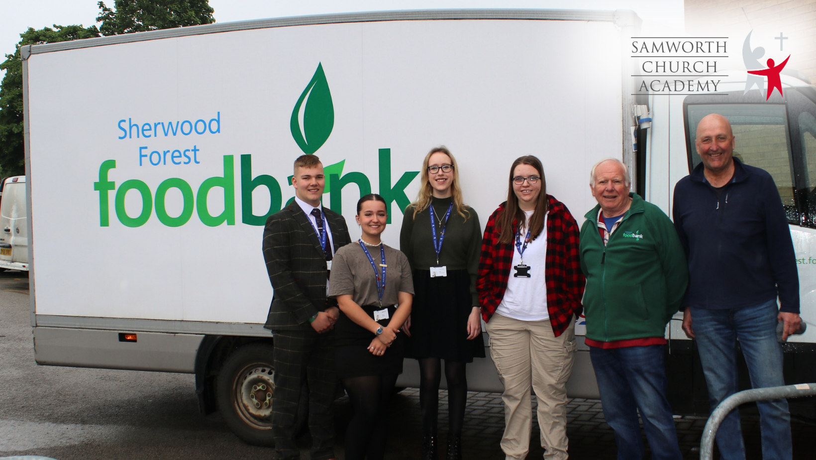 Samworth Church Academy students donate to Sherwood Forest Food Bank