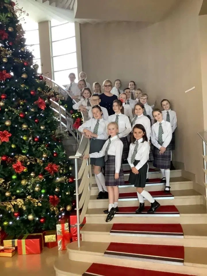 Image of Our school choir singing