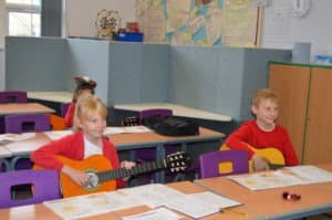 Image of Guitar lessons get going!