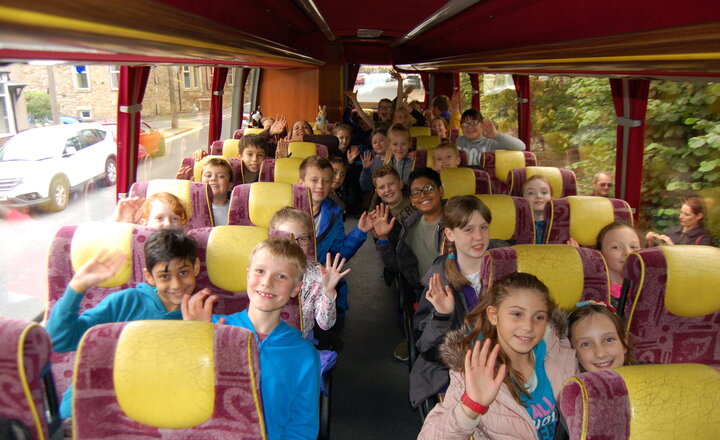 Image of Year 6 go to Lockerbie