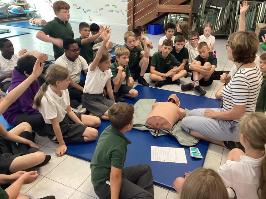 Image of Heart Start first aid session