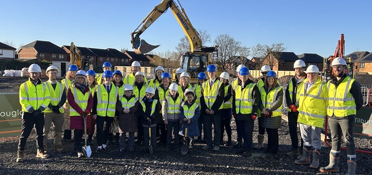 Image of A Momentous Day: Construction Officially Begins on the New Applebee Wood School