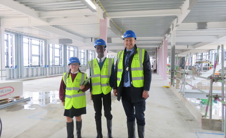 Image of New School Topping Out Ceremony